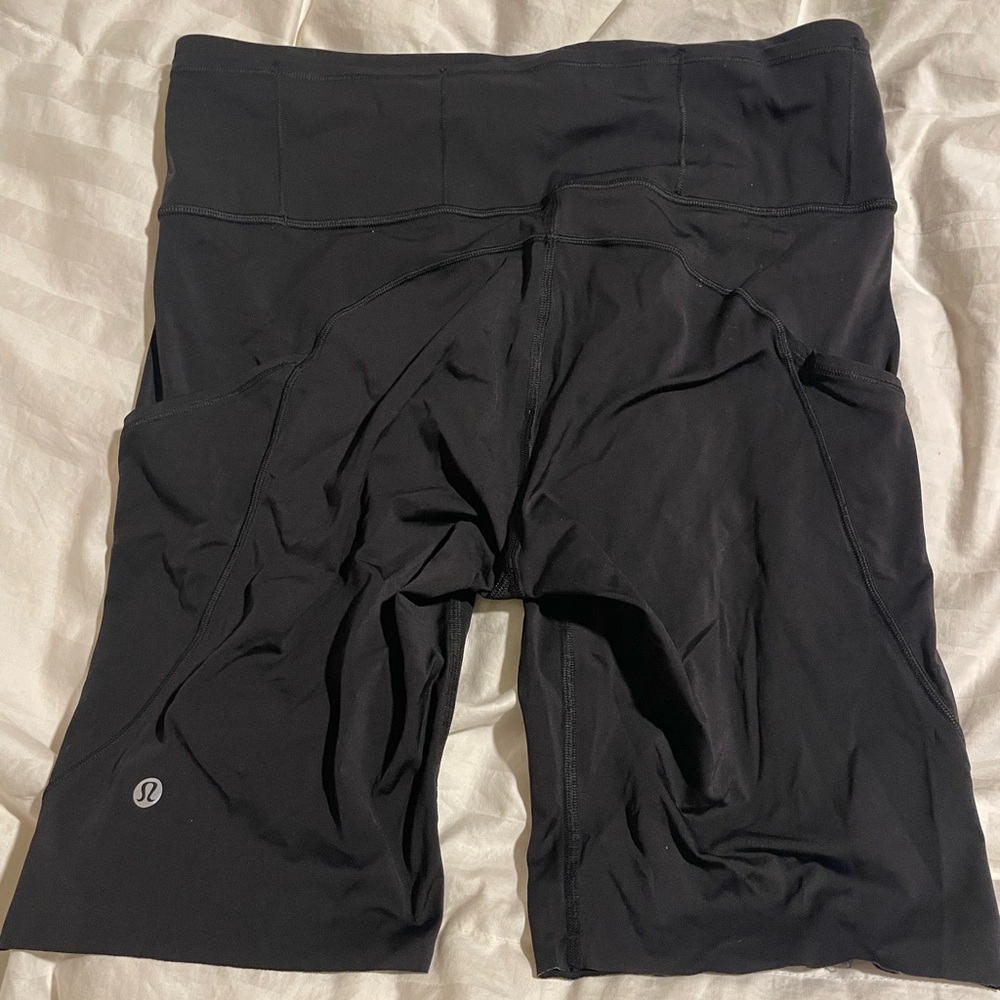 Lululemon Black Fast and Free Shorts EUC - Picture 6 of 8
